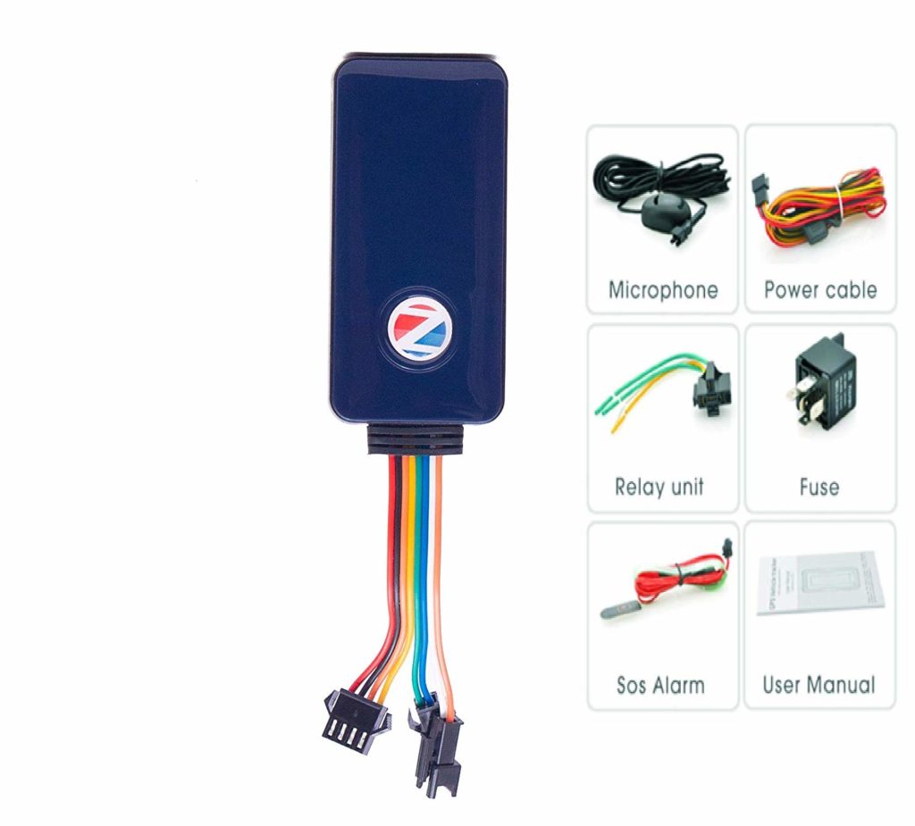 ZASCO G19S GPS Tracker for Car Truck Bus With Battery Inside and Remote